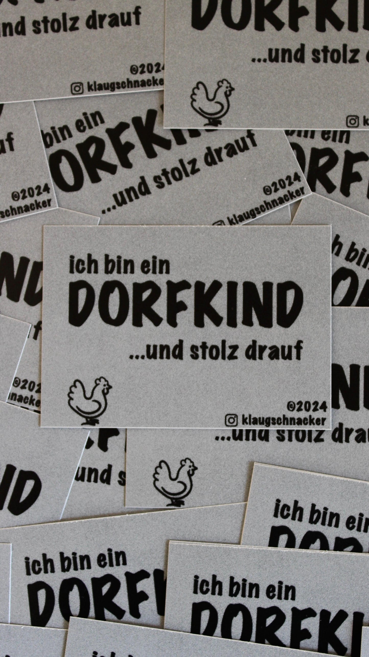 Sticker "Ich bin ein Dorfkind und stolz drauf"