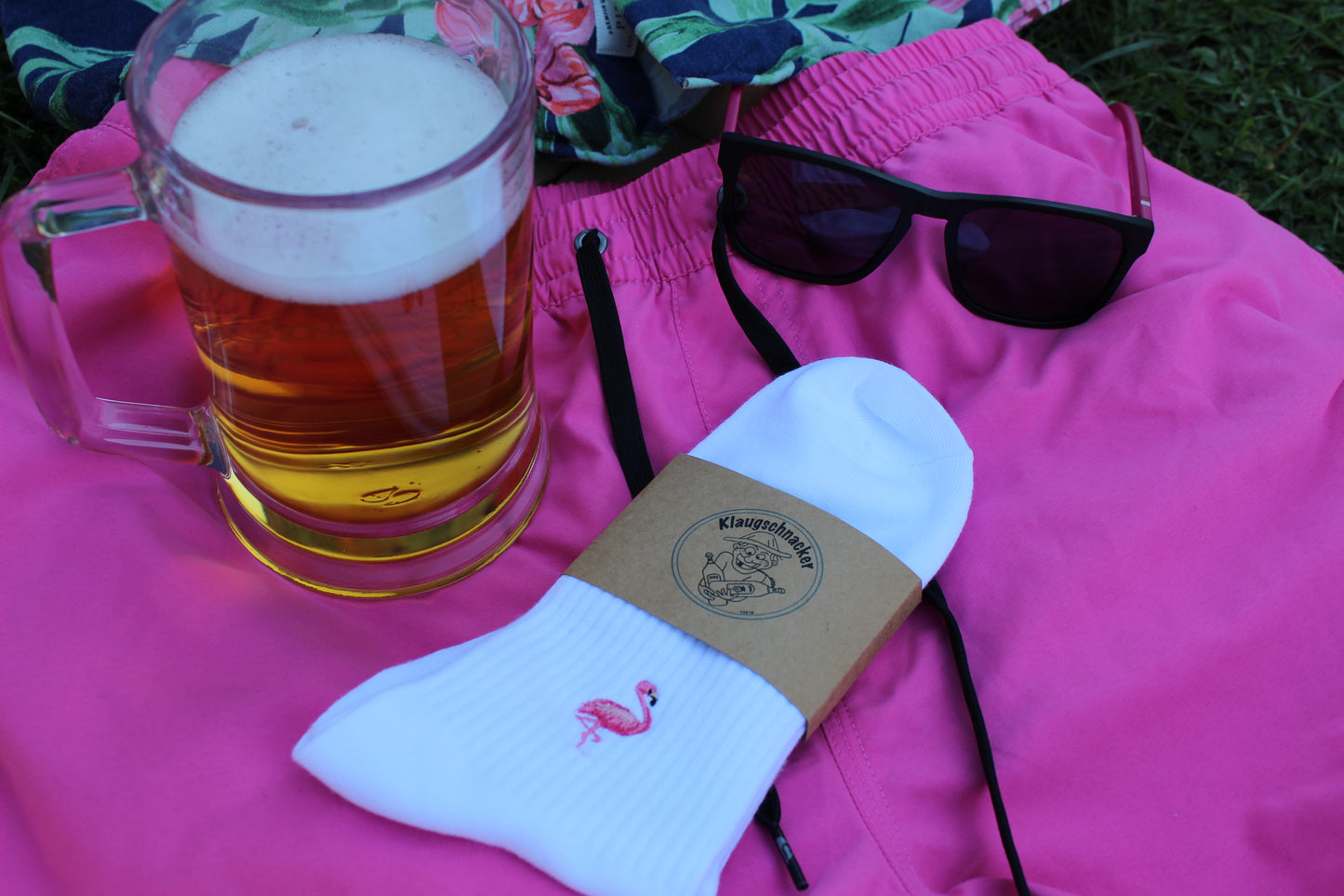 Socken "Flamingo"