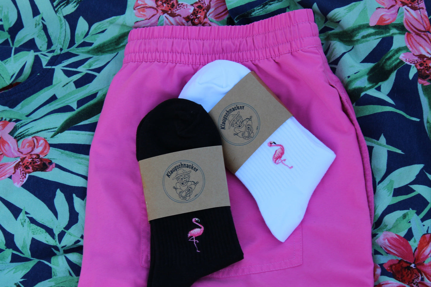 Socken "Flamingo"