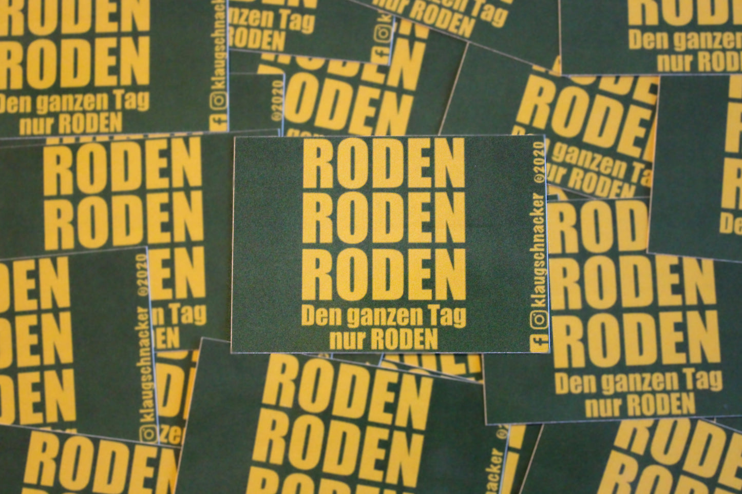 Sticker "Roden, Roden, Roden"