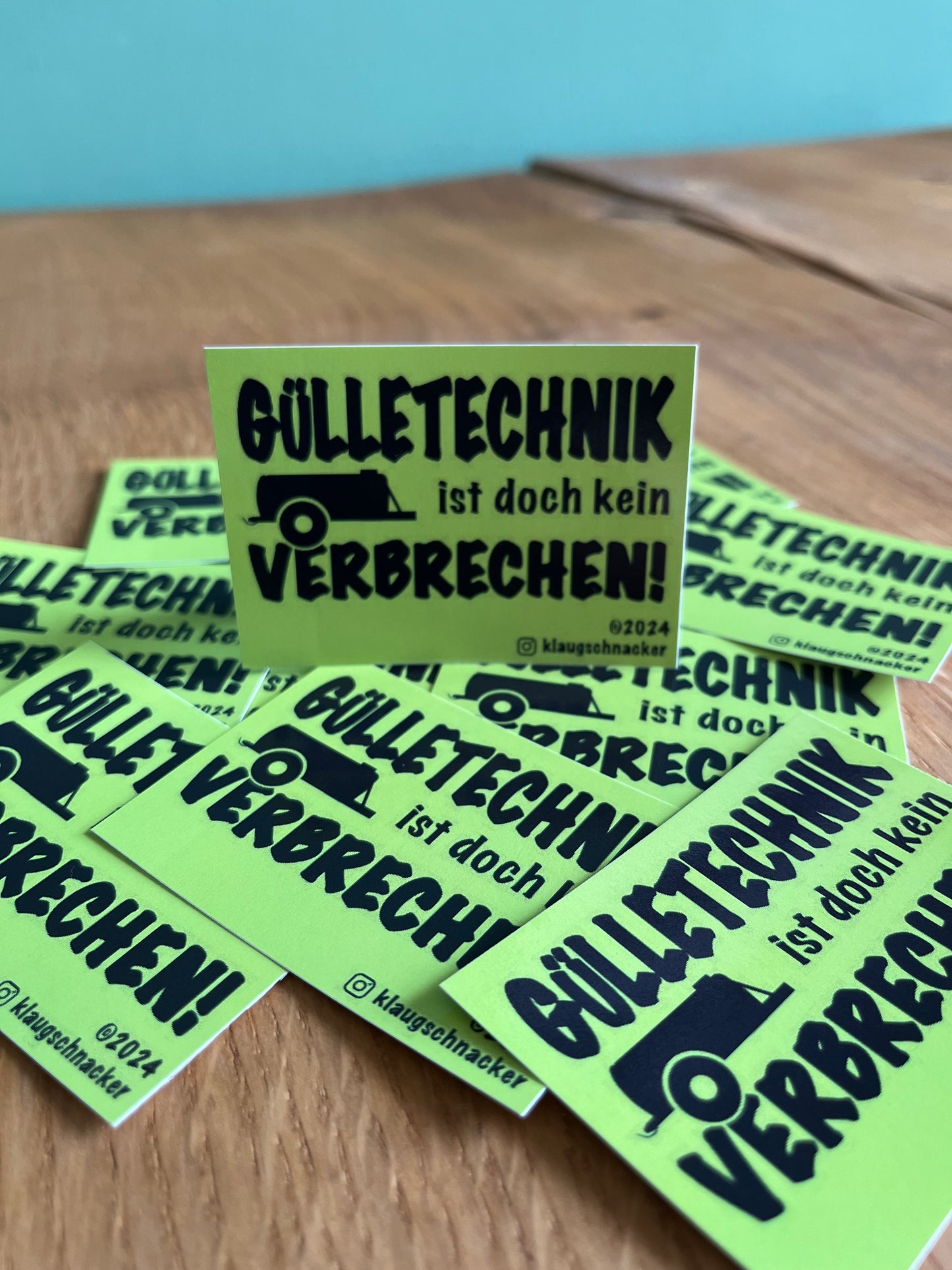 Sticker "GÜLLETECHNIK ist doch kein VERBRECHEN!"