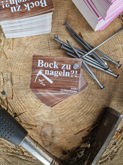 Sticker "Bock zu Nageln?!"