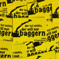 Sticker "der tut nichts, der will nur baggern"
