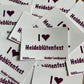 Sticker "I ❤ Heideblütenfest"