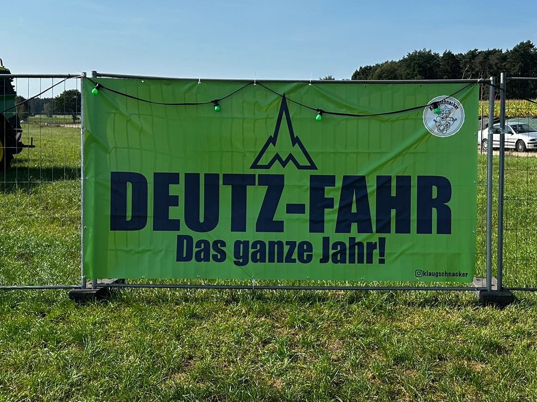 Baunzaun Banner (verschiedene Motive)