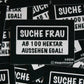 Sticker „Suche Frau - ab 100 Hektar aussehen egal"