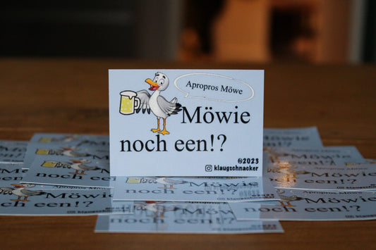 Sticker "Möwie - noch een!?"