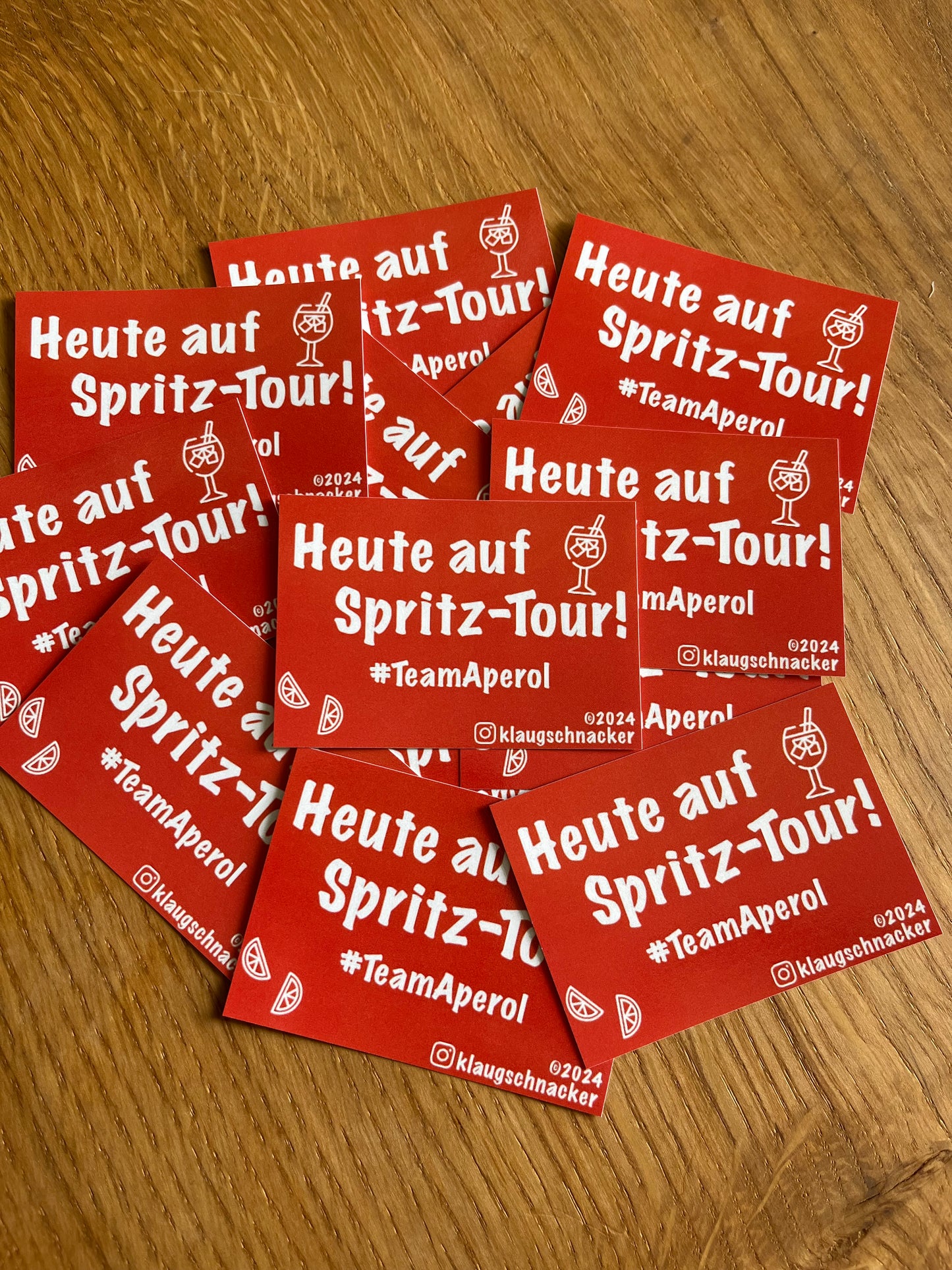 Sticker "Heute auf Spritz-Tour #TeamAperoll"