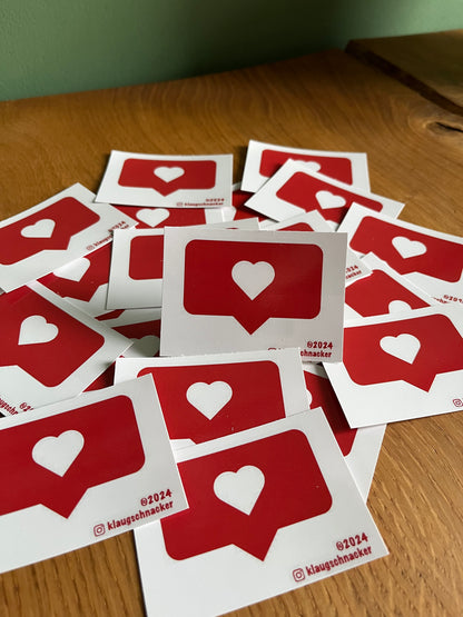Sticker "Like - Herz"