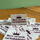 Sticker "Mutti, ich werde mal Heidekönigin!"