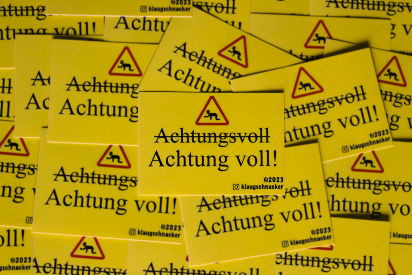 Sticker "Achtungsvoll - Achtung voll"