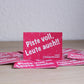 Sticker "Piste voll, Leute auch!!“