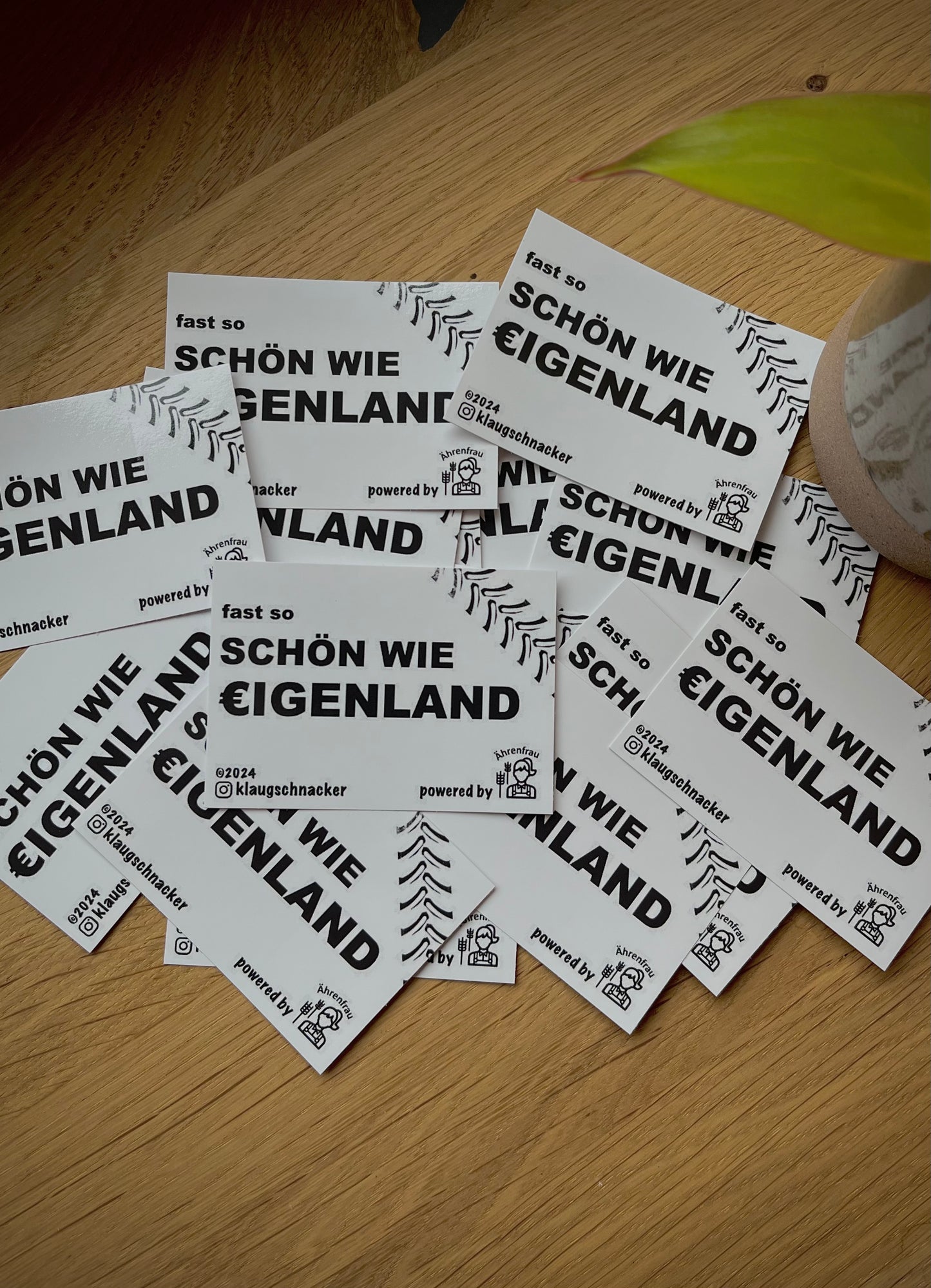 Sticker "fast so schön wie Eigenland"