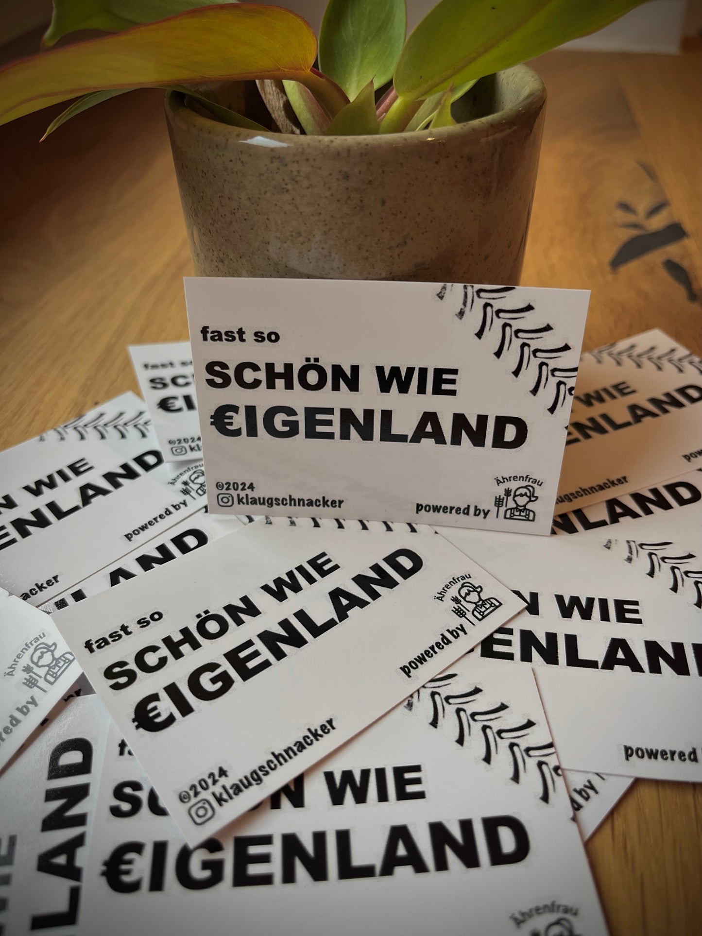 Sticker "fast so schön wie Eigenland"