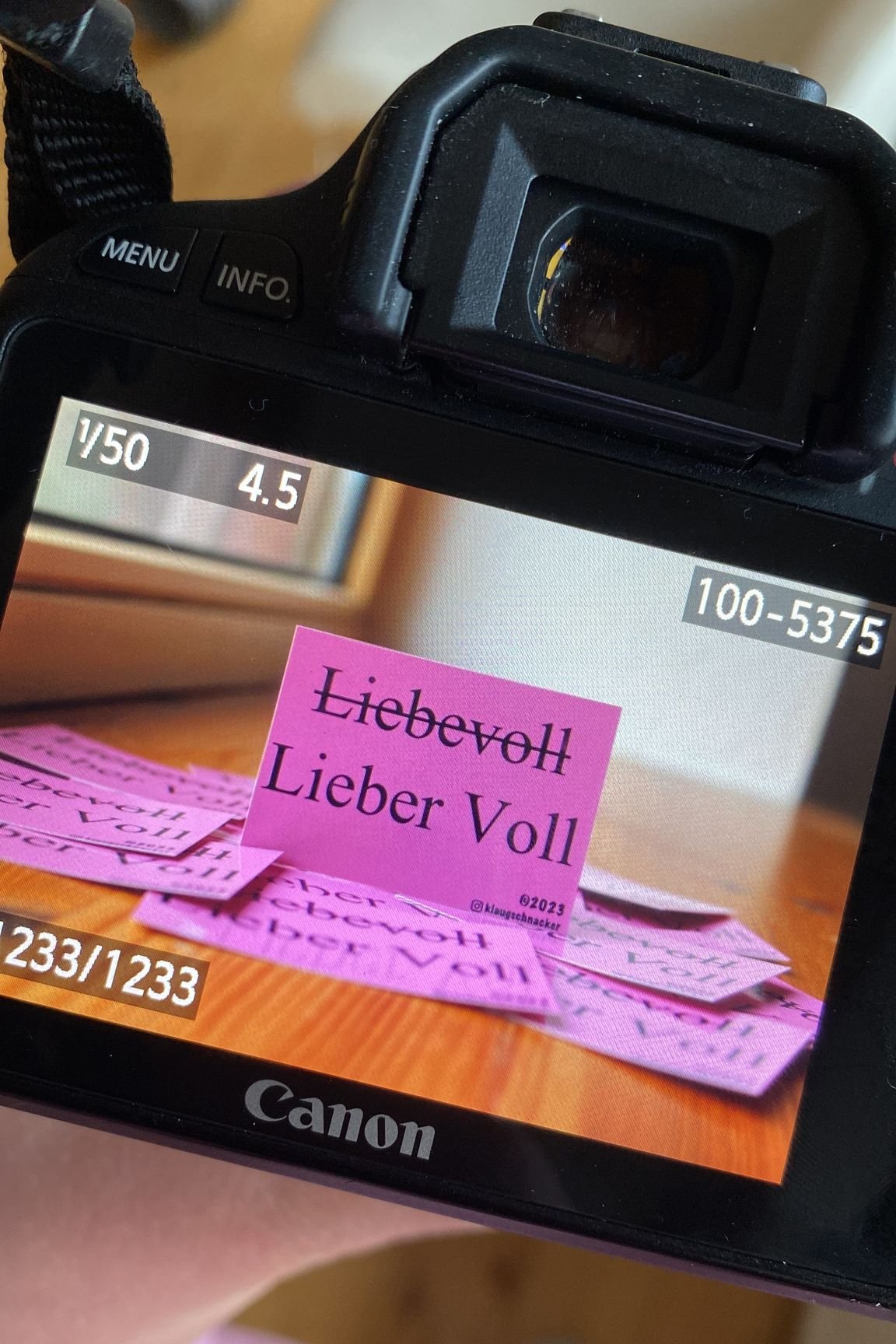 Sticker "Liebevoll - Lieber Voll"