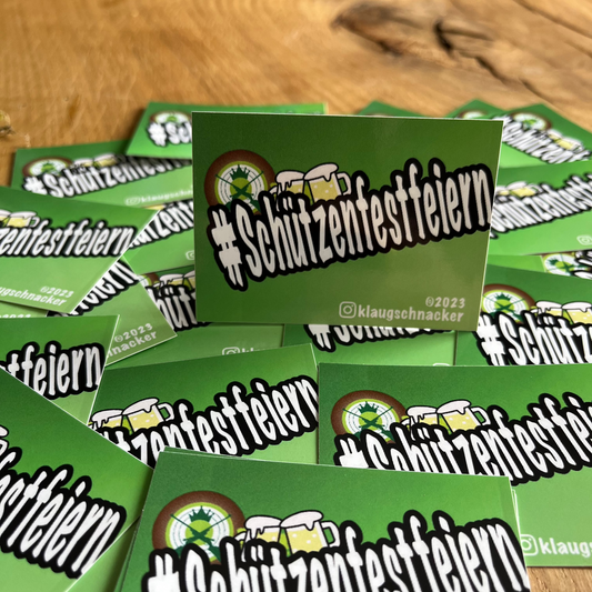 Sticker "#Schützenfestfeiern"