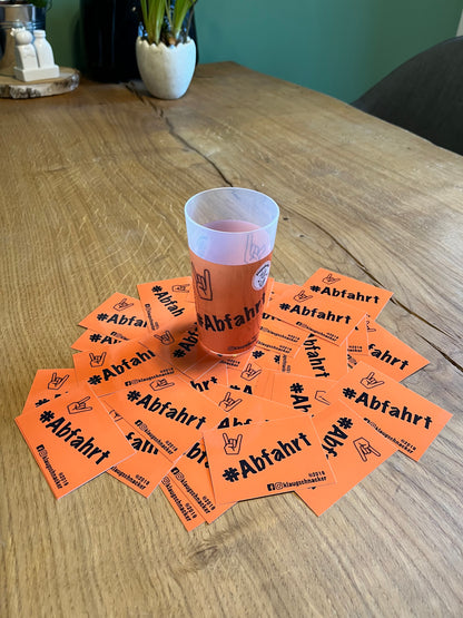 Becher 0.2l "Abfahrt"