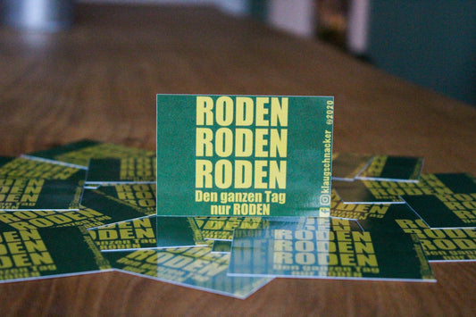 Sticker "Roden, Roden, Roden"